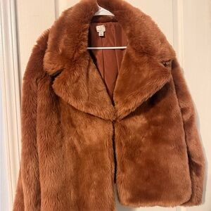 a new day Brown Teddy Jacket